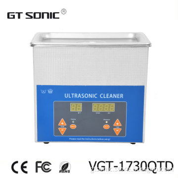 3L Parts ultrasonic cleaning machine heated with free basket VGT-1730QTD